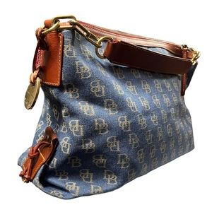 Vintage Denim Style Dooney And Bourke bag